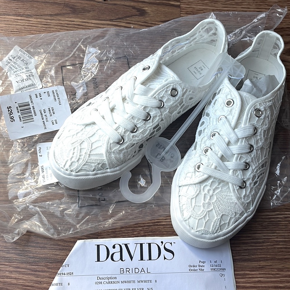 Size 8 Lace Sneakers - BRAND NEW
